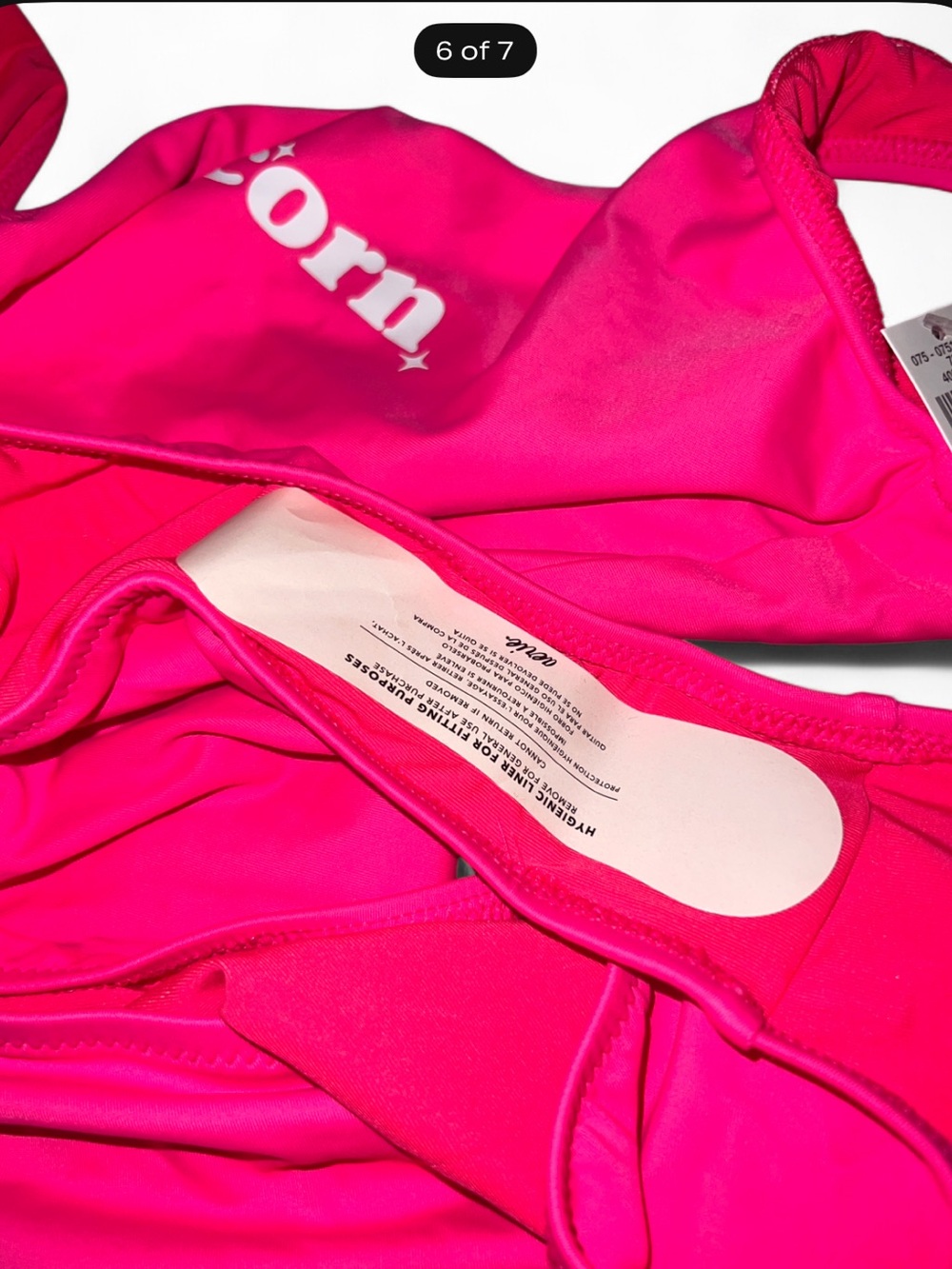 aerie Hot Pink 'Capricorn' One-Piece Cheekiest Swimsuit - Picture 6 of 7